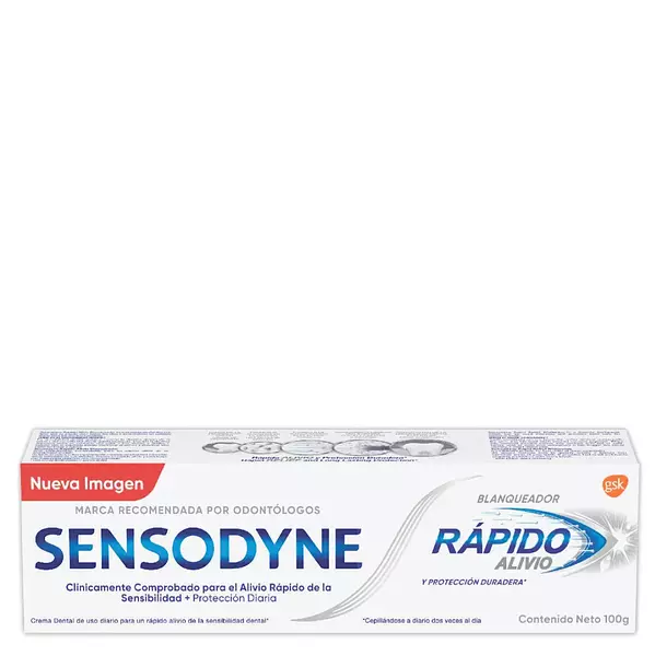 Crema Dental Sensodyne Blanqueadora Rápido Alivio