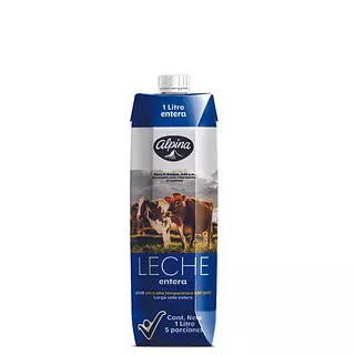 Leche Entera Alpina Tetra Pakc
