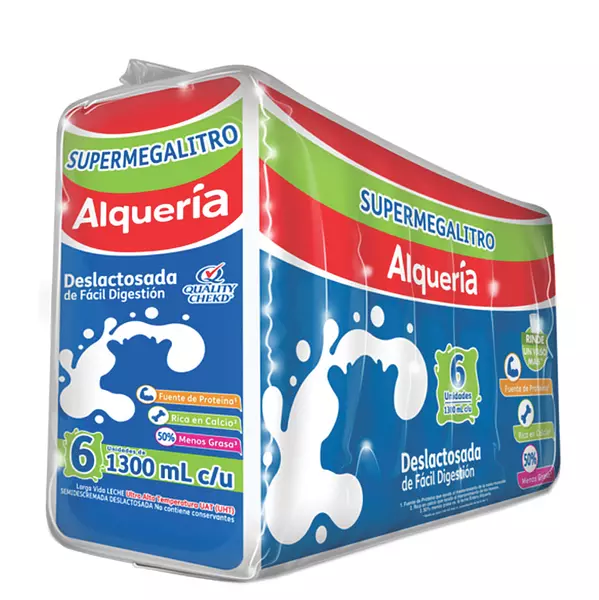 Leche Deslactosada Alquería X6