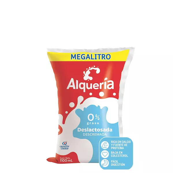 Leche Descremada Deslactosada Alquería