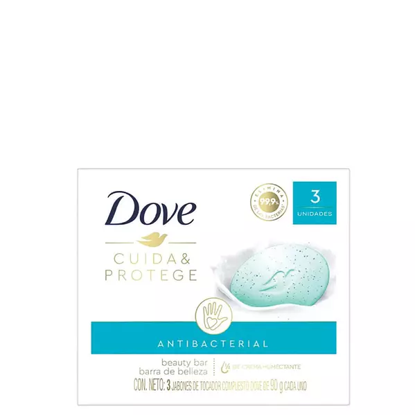 Jabón De Baño Dove Cuida Y Protege X3