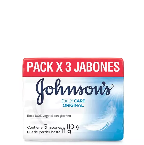 Jabón De Baño Johnson & Johnson Original X3