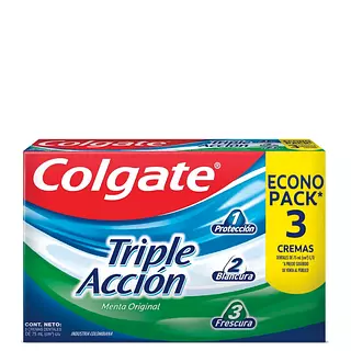 Crema Dental Colgate Triple Acción X3
