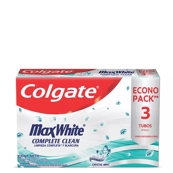 Crema Dental Colgate Max White X3