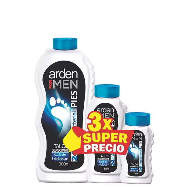 Talco Para Pies Arden For Men X3