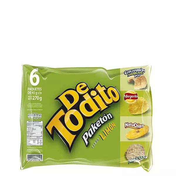 Papas Detodito De Limón X6