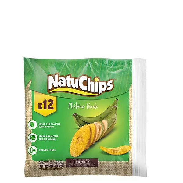 Platanitos Verdes Natuchips X12