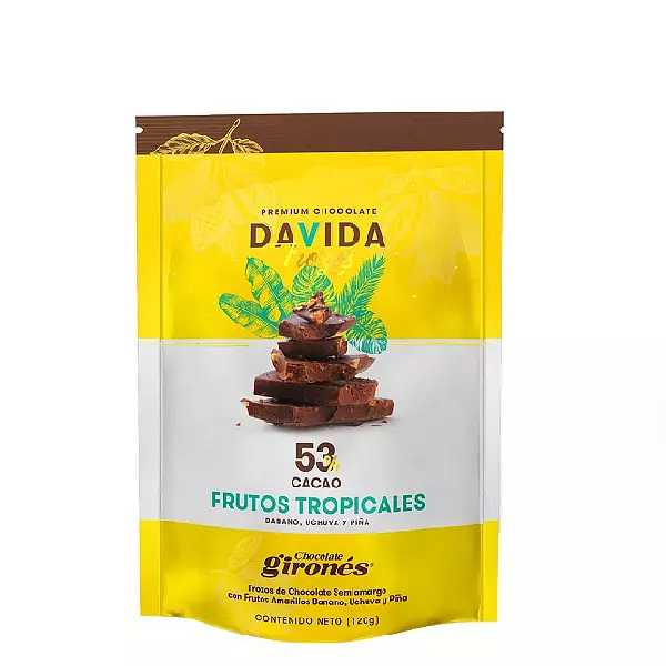 Chocolate En Trozos Davida Frutos Tropicales