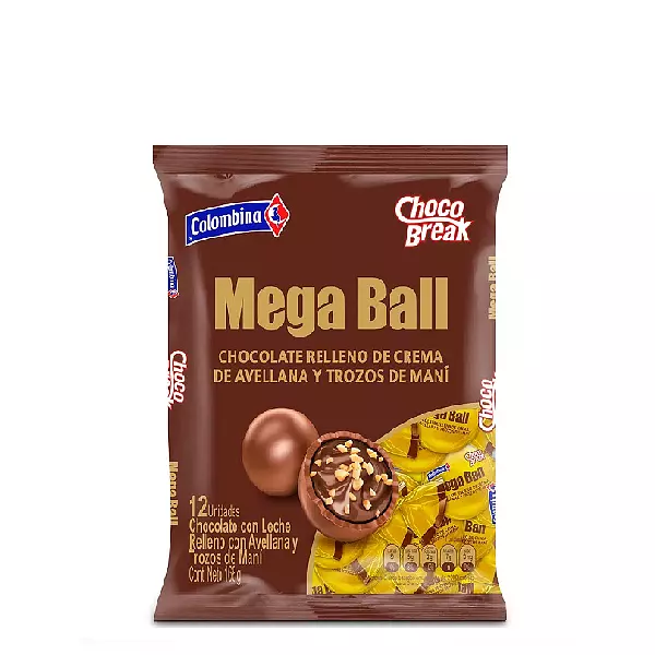 Chocolates Mega Ball Choco Break X12