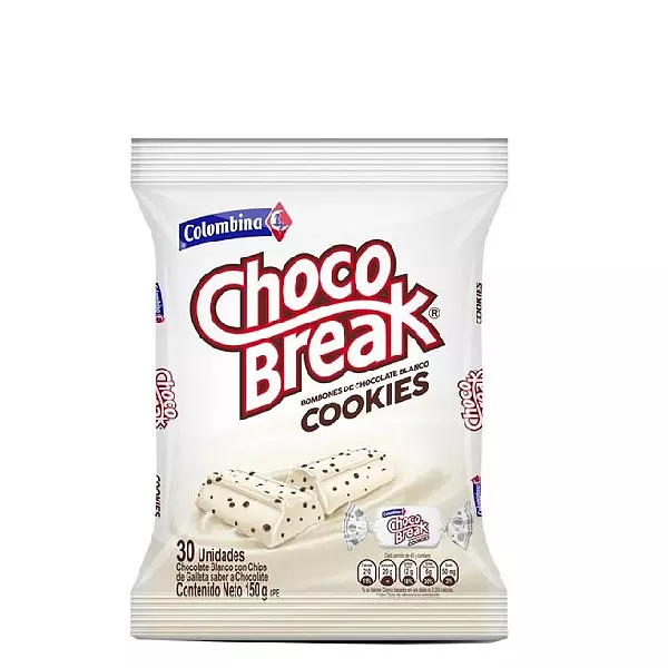 Chocolates Choco Break Cookies And Cream X30