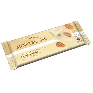 Chocolatina Mont Blanc Con Almendras