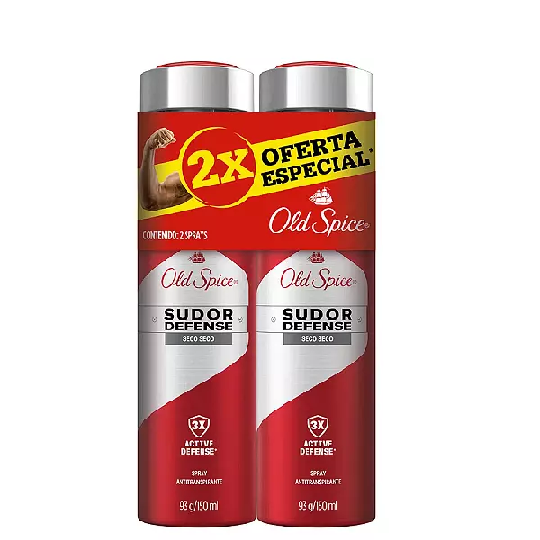 Desodorante En Aerosol Old Spice Sudor Defense X2