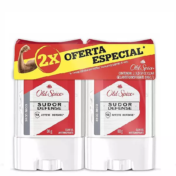 Desodorante En Gel Old Spice Sudor Defense X2