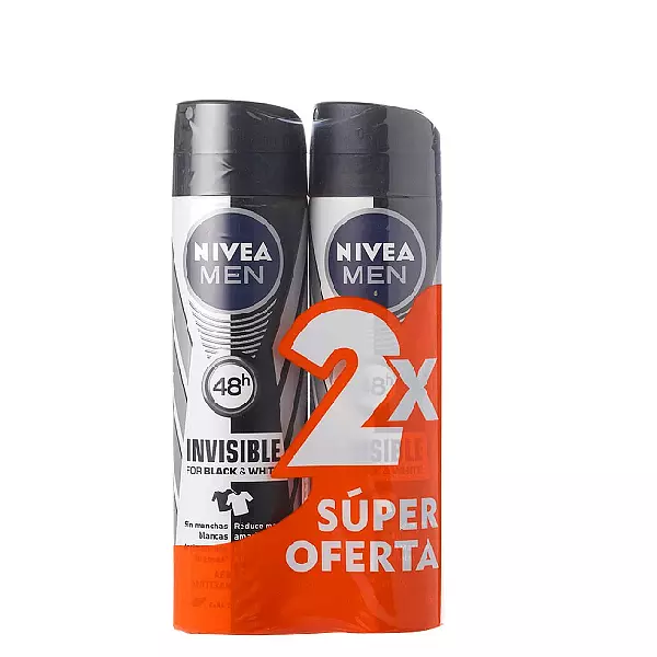 Desodorante En Aerosol Nivea B&W Men X2