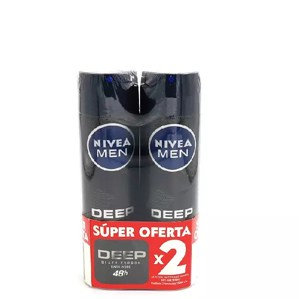 Desodorante En Aerosol Nivea Men Deep X2