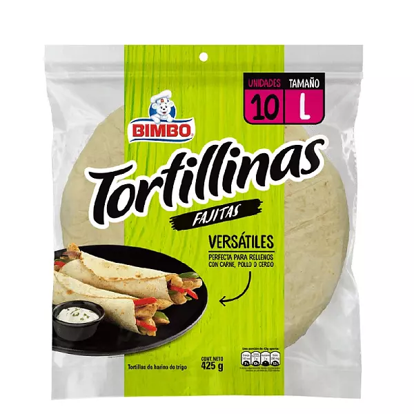 Tortillas Bimbo Flautas L X10