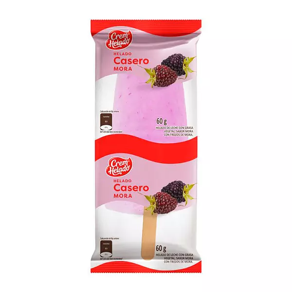 Crem Helado Casero Mora