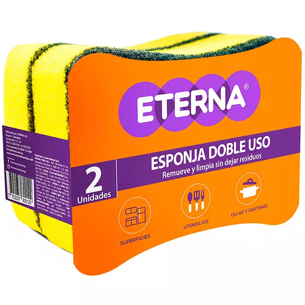 Eterna Esponja Doble Uso X2