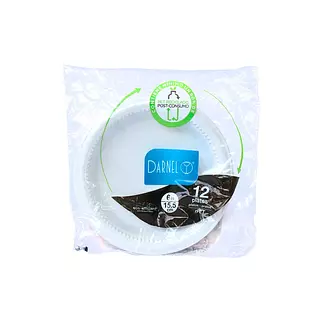 Darnel Plato Pet 15.5 Cm Blanco X12