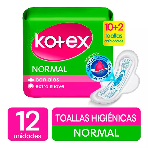 Kotex Normal con Alas X10 Gts 2 Ultraf