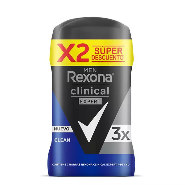 Desodorante En Barra Rexona Clinical Expert X2