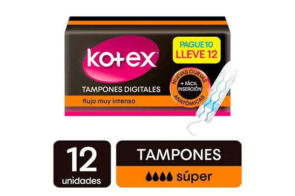 Kotex Tampon Dig. Super X12