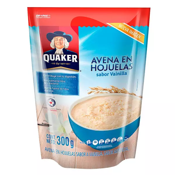 Avena En Hojuelas Quaker Vainilla