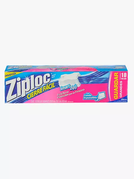 Ziploc Bolsa Cierrefacilgdex10