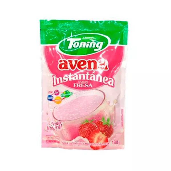 Avena Instantánea Toning Fresa