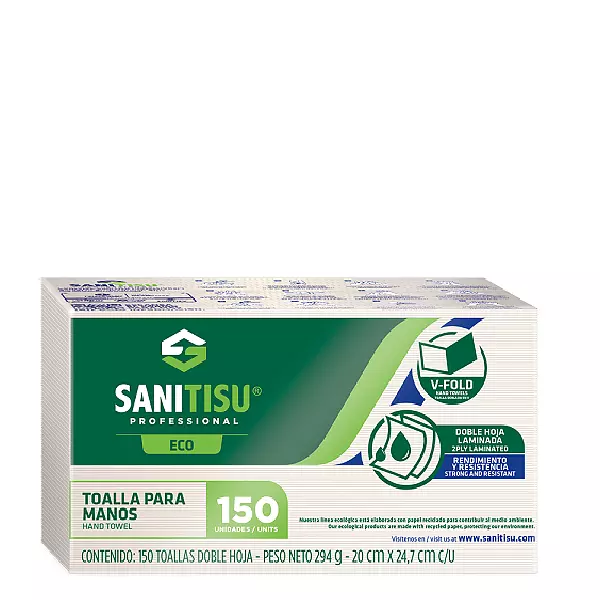 Toallas Para Manos Sanitisu Eco X150