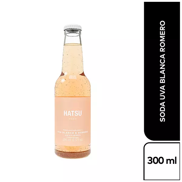 Hatsu Soda Uva Blanca